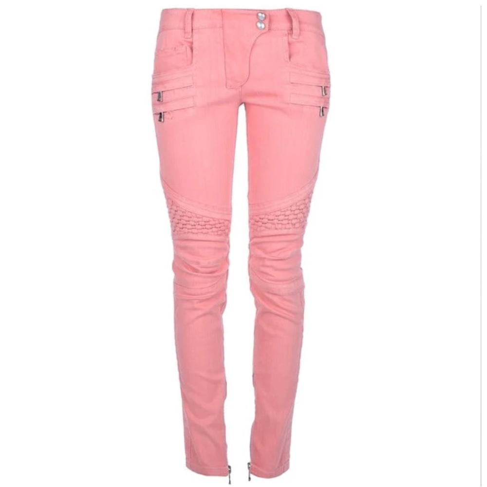Authentic Balmain motto jeans